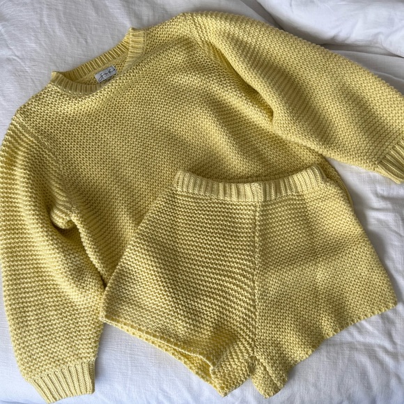 Sabo Skirt Sweaters - Sabo skirt Noelle knit sweater and shorts set